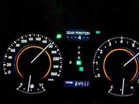 Lexus IS250 0-200 km/h