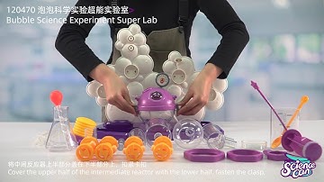 Bubble Science Experiment Super Lab Unpack & Assemble