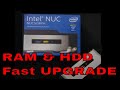 Mini PC NUC5i3RYH RAM & Hard Disk Upgrade