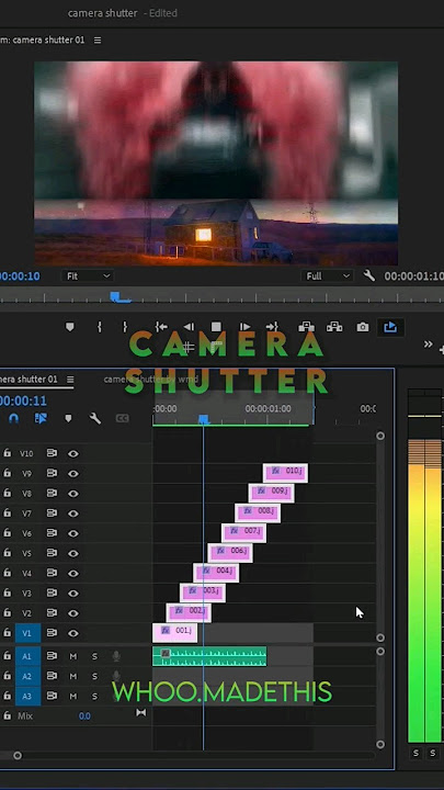 camera shutter in Premiere Pro 📸 #whoomadethis #premierepro #viral