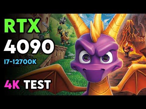 Spyro Reignited Trilogy | RTX 4090 + i7-12700K | Very High Settings [4K TEST]