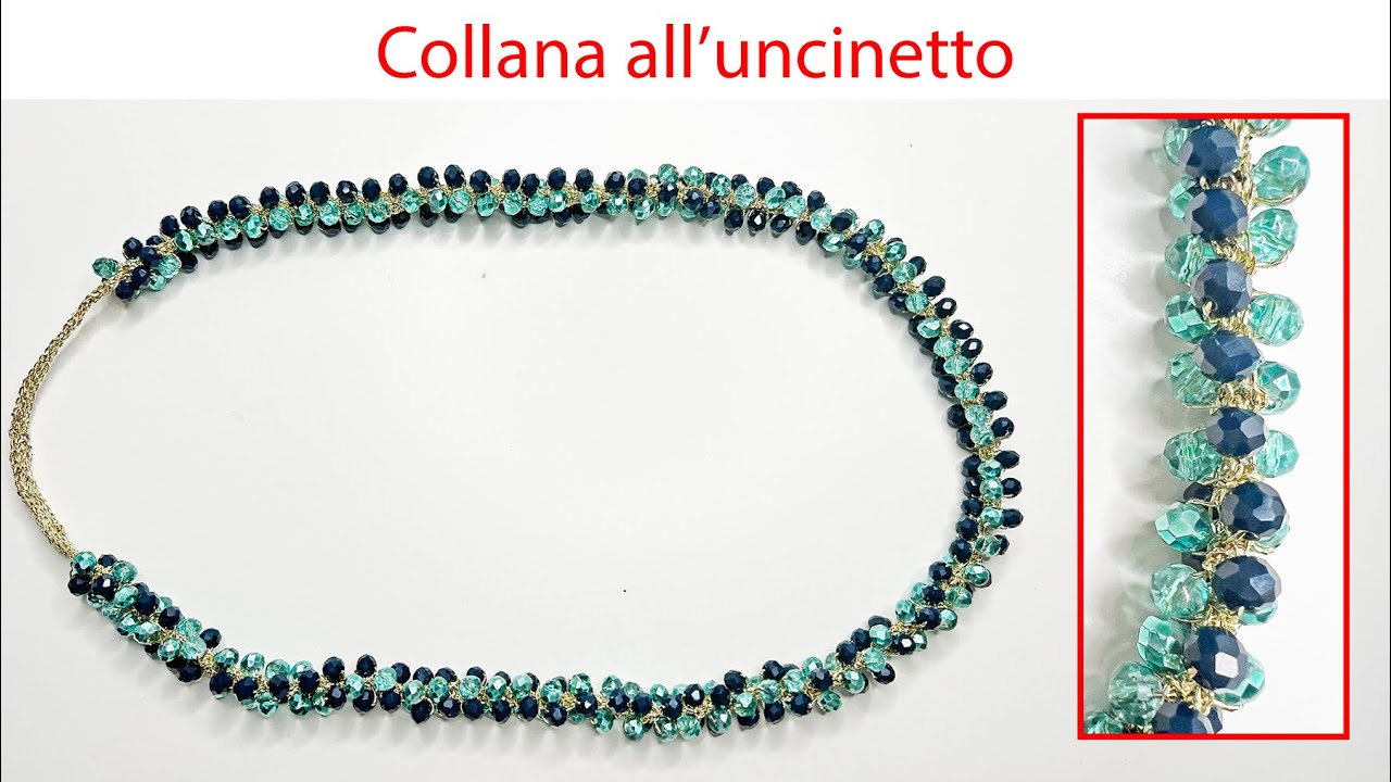 Collana numero 53 all'uncinetto