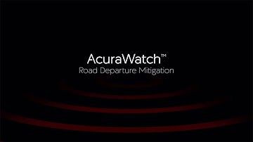 MDX with AcuraWatch™ – Road Departure Mitigation System