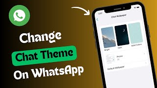 How To Change WhatsApp Chat Theme In iPhone | Change Chat Wallpaper On WhatsApp iPhone