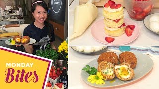 Viv Makes Scotch Eggs and Mini Strawberry-Beer Stack Cakes | Food Network screenshot 1