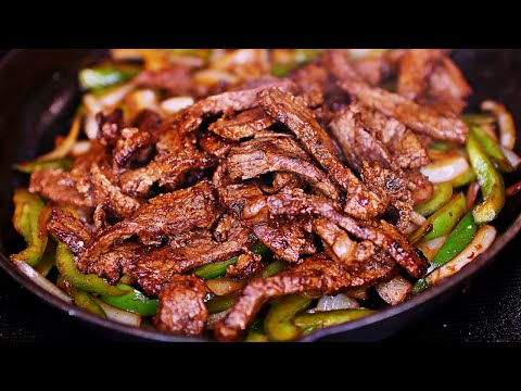 Easiest Steak Fajitas Recipe - So Good! How to make Steak Fajitas