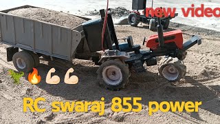 new video RC swaraj 855 power 💪🏻😱🔥#homemade #tractor #viral #video