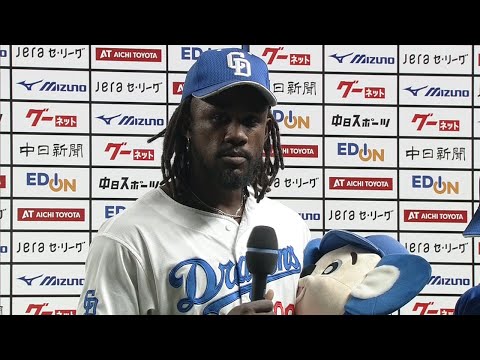 4/17 東京ヤクルト戦 ヒーローインタビュー カリステ選手