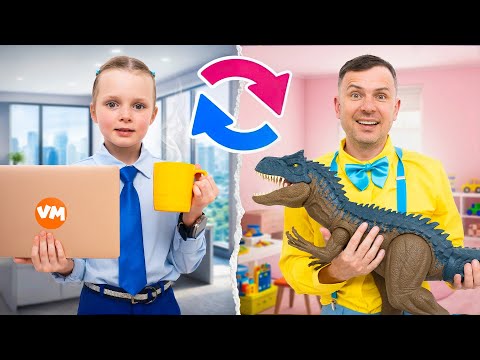 Dasha Teaches Dad How to Be a Good Kid: Funny Roleplay