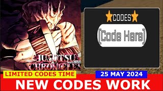 *NEW CODES* [MAHI UPD!] Jujutsu Chronicles ROBLOX | LIMITED CODES TIME | MAY 25, 2024