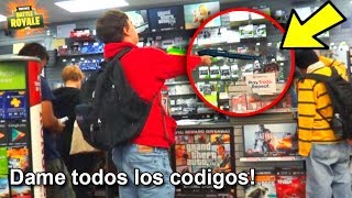 Niño Roba 5.000€ en Codigos de Fortnite! (SE ESCAPA)