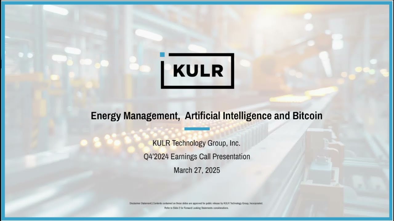 KULR Technology Group | 2024 Earnings Call