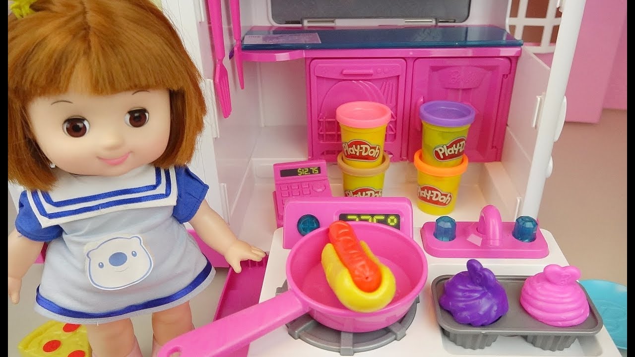 play doh barbie house