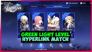 Green Light Level - Hyperlink Match | Aetherium Wars | Honkai Star Rail