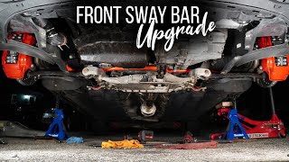 VW MK6 GTI How to Remove Stock Front Sway Bar/AntiRoll Bar Upgrade  Part 1