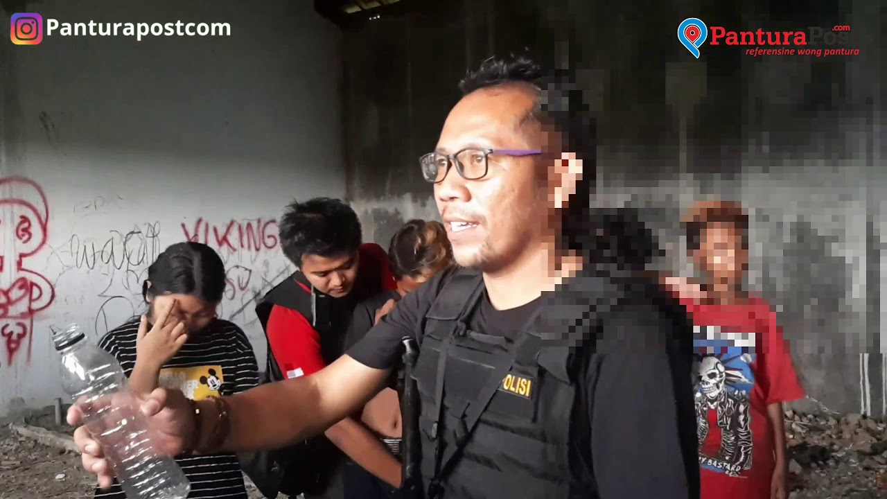 Lagi Nongkrong Karo Nginung Ciu, 10 Bocah Dalanan nang Slawi Dicekel Polisi