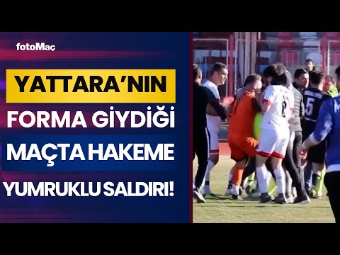 Yattara'nın İlk Kez Oynadığı Maçta Hakeme Yumruklu Saldırı!