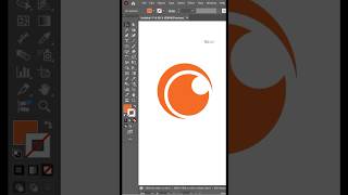 Adobe illustrator 2026 - How to Design Crunchyroll Logo ✨#vicktimegraphic