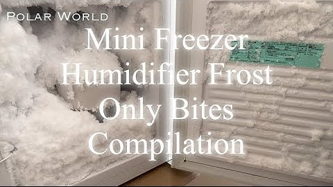Ice Eating / Only Bites Mini Freezer Humidifier Frost Count Down Compilation