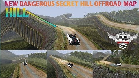 New Dangerous Hill Offroad Map for bussid video| latest dangerous hill offroad map for video