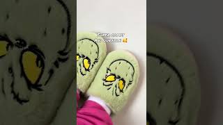 The cutest lil Grinchy slippers #giftguide #holidayhaul #christmas