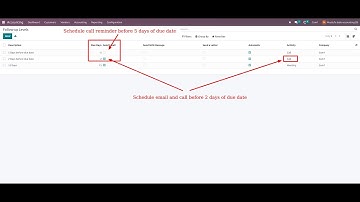 How to make sure customer pays on time? Set payment reminders before invoice due date in #odoo