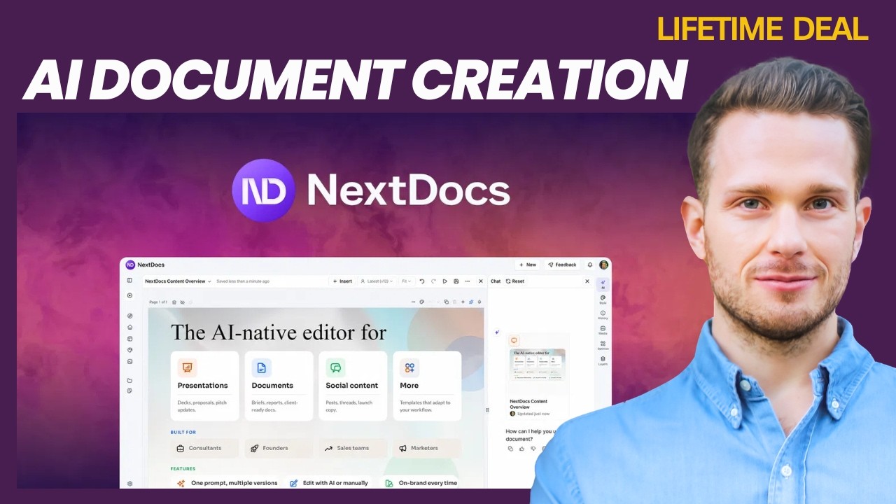NextDocs Lifetime Deal I Create Polished Docs and Slides with AI