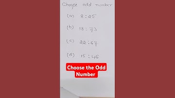 Find the Odd One Out #reasoning