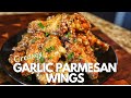 Creamy Garlic Parmesan Chicken Wings In The Oven | Easy Chicken Wings Recipe