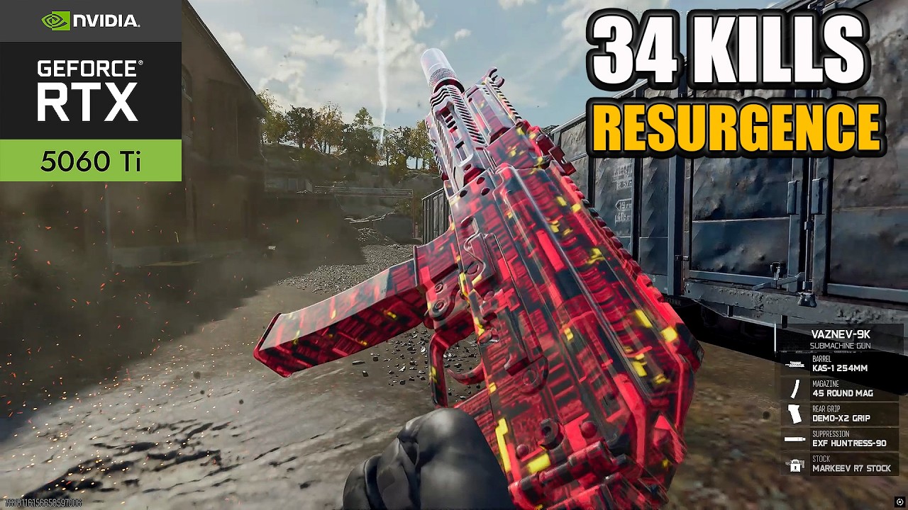 34 KILLS in Resurgence! 🔥 | Call of Duty: Warzone (RTX 5060 Ti)