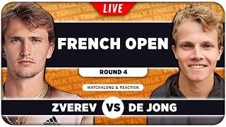 ZVEREV vs DE JONG • French Open 2026 • LIVE Tennis Watchalong
