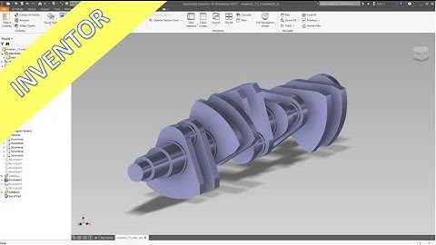 11.2  Kurbelwelle - Crankshaft - Inventor 2017 Training - Move Body