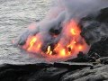 Big Island Hawaii Kilauea Volcano Pu'u 'O'o Lava Flow 12-11-2012