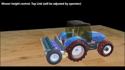 Simulation of tractor dynamics for autonomous navigation in V-REP