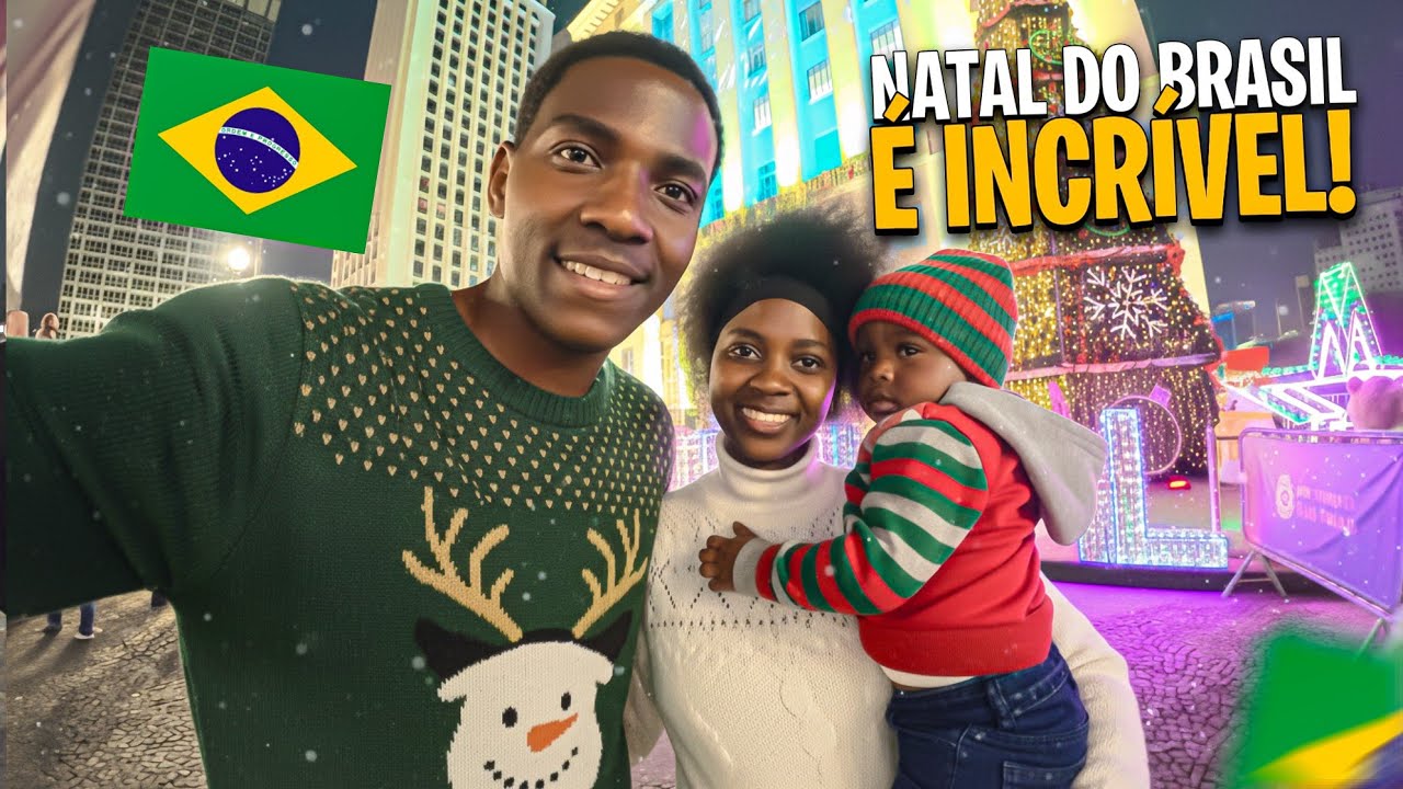 Nunca VIMOS Isso No NATAL Na ÁFRICA - Primeira VEZ Natal DO Brasil COM Minha Familia É SURPREENDENTE