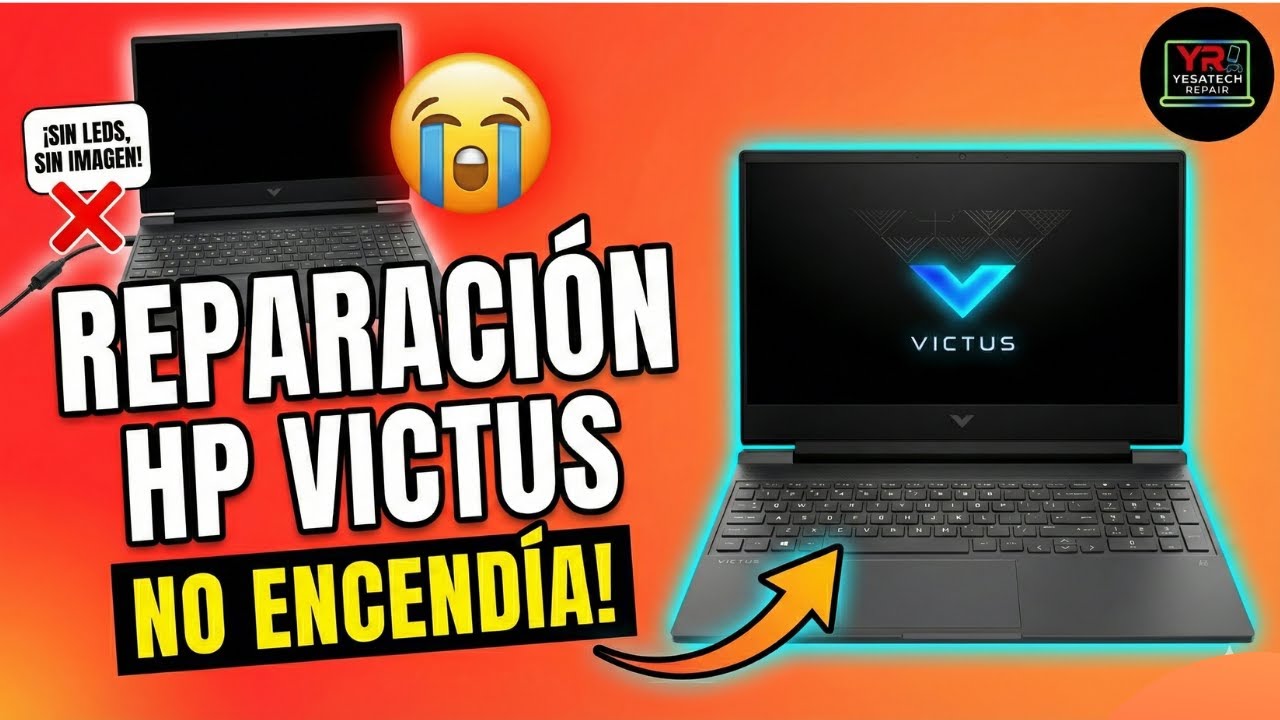 LAPTOP HP VICTUS NO ENCIENDE 💻👉
