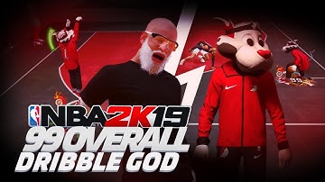 i took a 99 overall mascot to the *NEW* 1v1 event on nba 2k19...