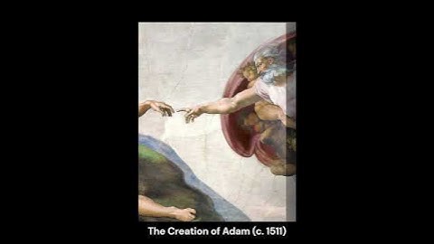 Michelangelo Buonarroti - The Creation of Adam