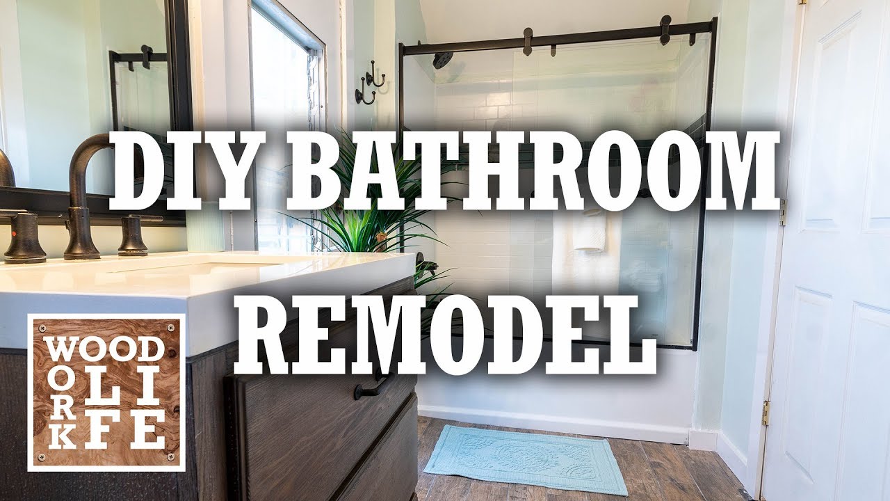 DIY Bathroom Remodel for my Mother In Law | Home DIY - YouTube