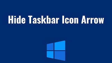 How to hide taskbar icon arrow show hidden icons in windows 10/11 Tutorial