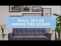 25 Ideas For Wall Decor Above The Couch