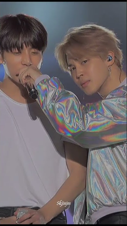 Jungkook imitating Jimin's voice while singing Jimin's part in Danger...