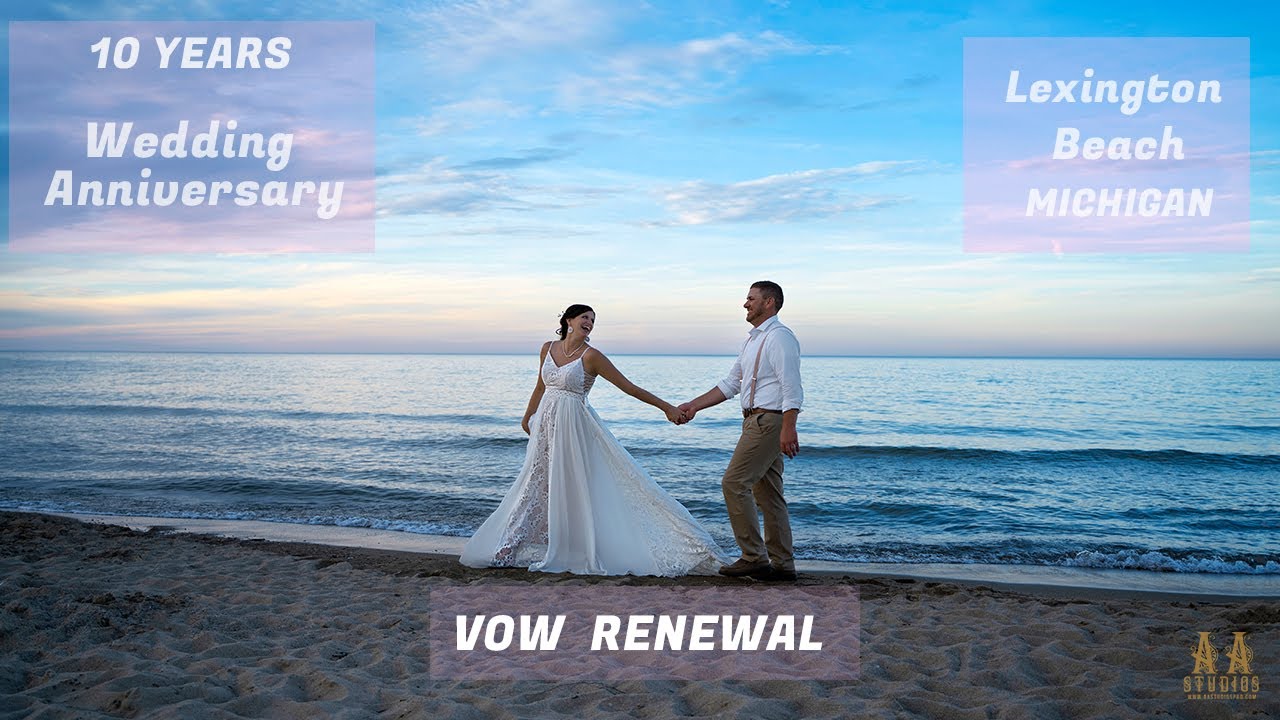 10 years Wedding VOW RENEWAL Highlight video filmed in Lexington Michigan