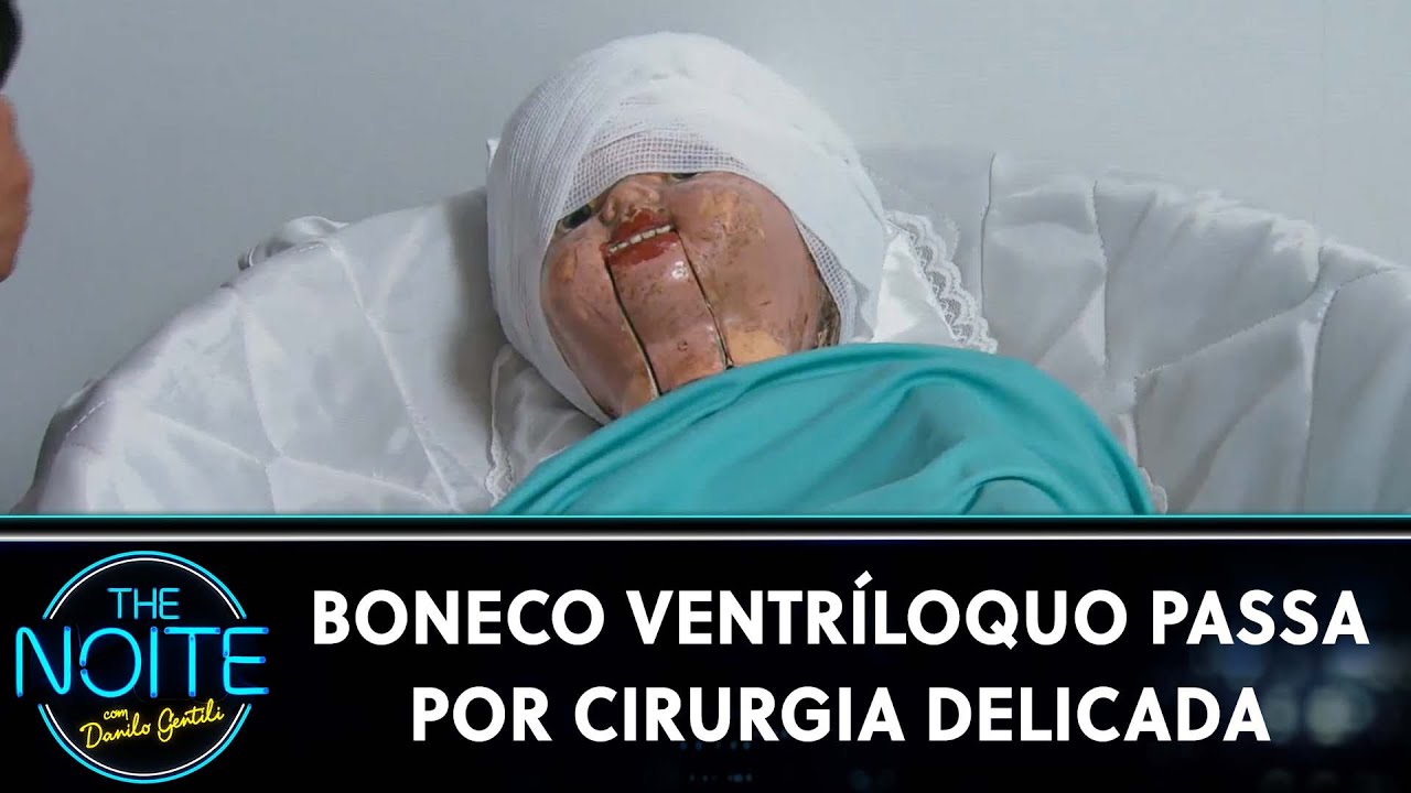 Boneco de Ventríloquo realiza cirurgia após acidente com Danilo Gentili | The Noite (16/08/22)