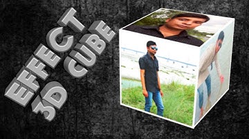 Effect 3D Cube Picsart Editing Tutorial | Picsart background change & pixellab 2018