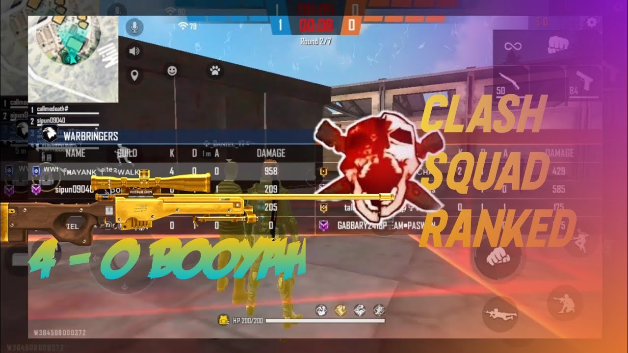Clash squad ranked || booyah || garena free fire - YouTube