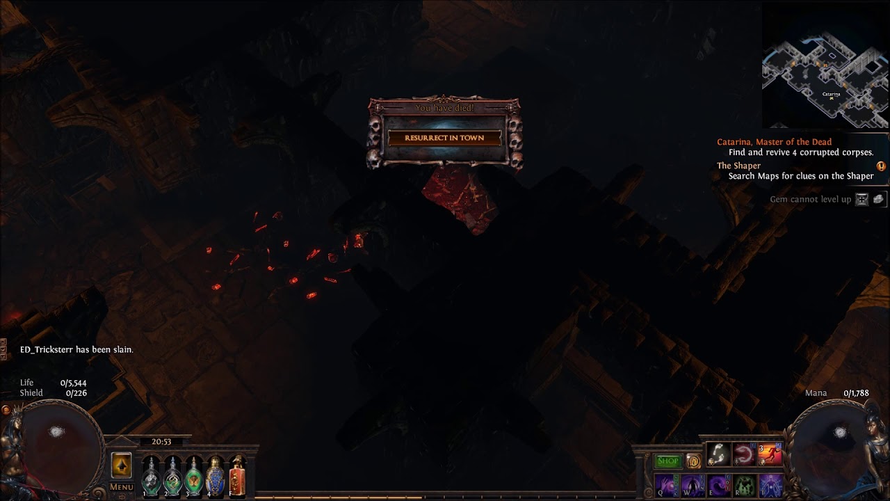 Карта кора poe