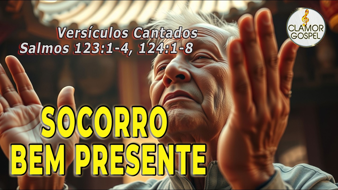 🔥 Versículos Cantados | Salmos 124 e 123 | Socorro Bem Presente🙏