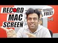 How to Record Your Screen on a Mac in Hindi(Free)-How To Use A Macbook Pro or a Macbook Air in Hindi