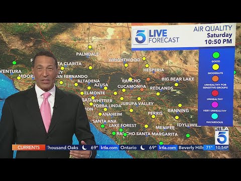 Mild temps continue in SoCal before warmup